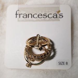 Francesca's Ring Set Sz.8